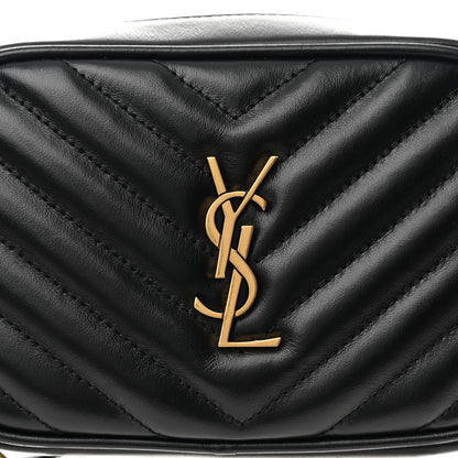 Saint Laurent Calfskin Matelasse Monogram Lou Belt Bag Black 8 of 11