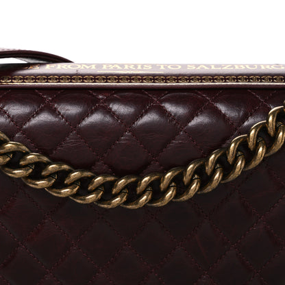 Chanel Calfskin Quilted New Medium A Tale From Paris Salzburg Boy Flap Burgundy 7 of 9