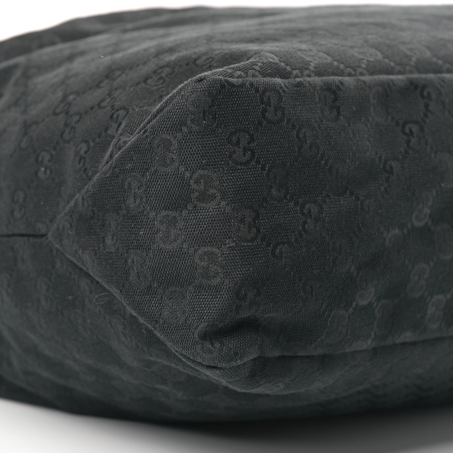 Monogram Large Horsebit Chain Hobo Black