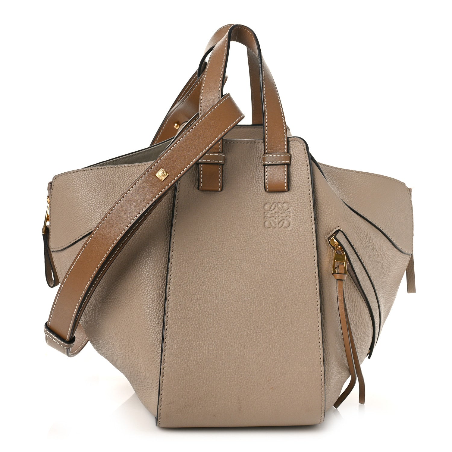 Loewe Calfskin Small Hammock Shoulder Bag Sand Mink 1 of 9