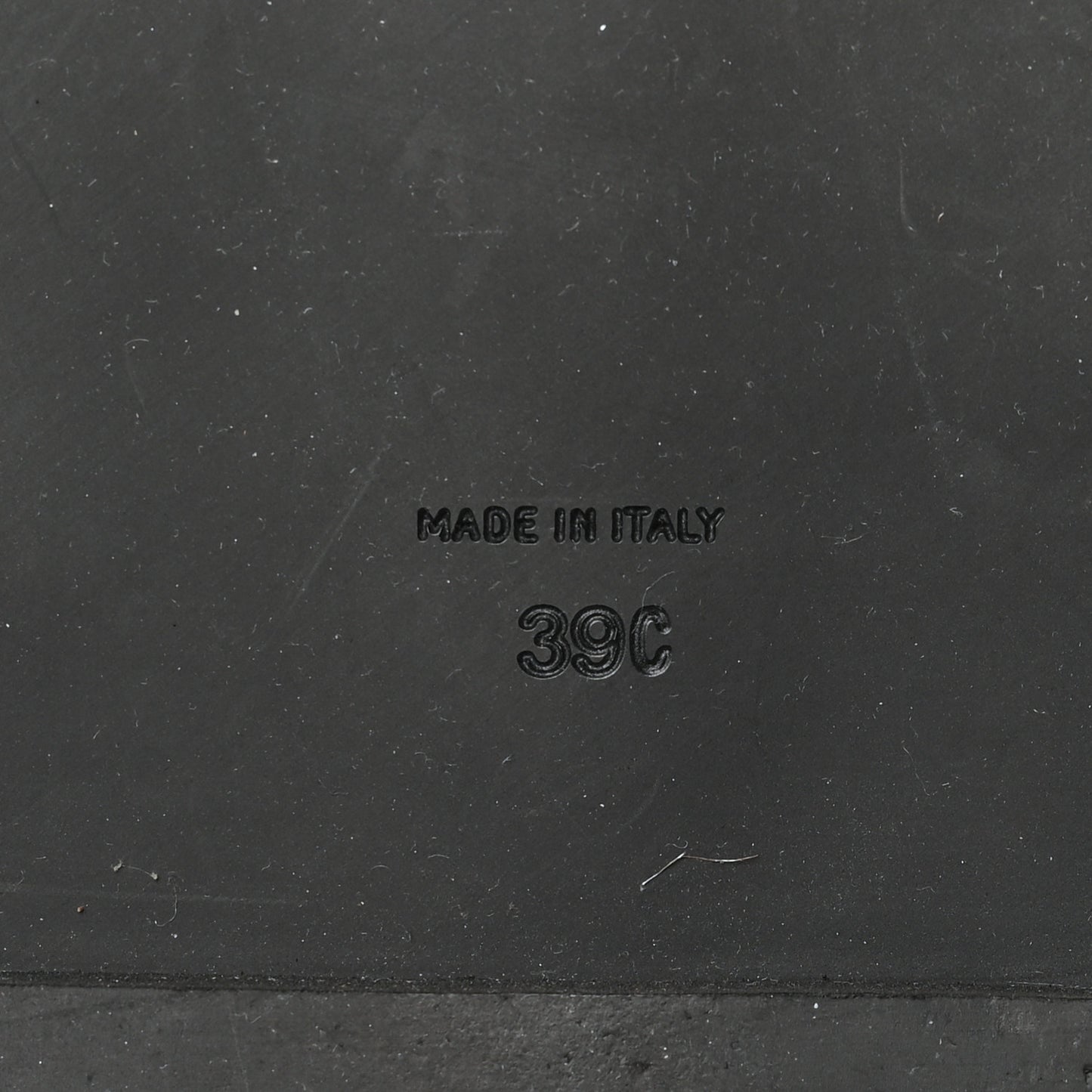 Lambskin Chain Cork Slide Sandals 39 Black