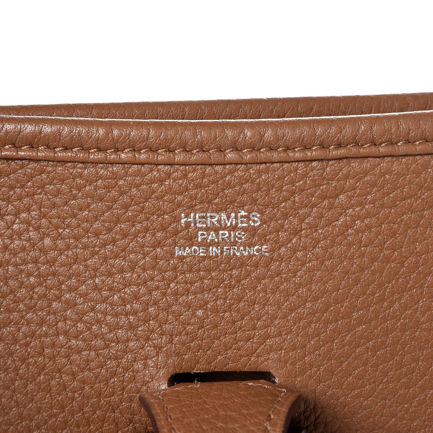 Hermes Taurillon Clemence Evelyne III PM Alezan 6 of 9