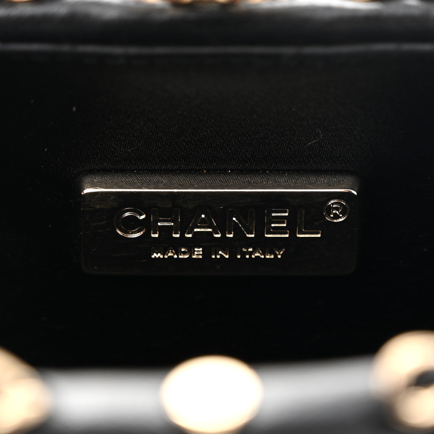 Chanel Lambskin Quilted Chain Around Clutch Black 6 of 10