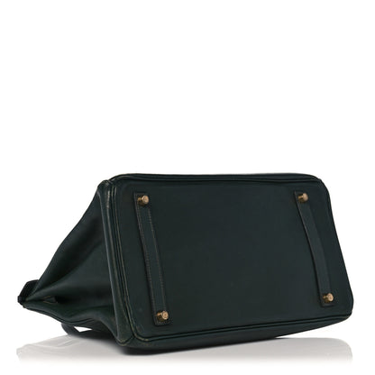 Hermes Gulliver Birkin 35 Vert Fonce 4 of 31