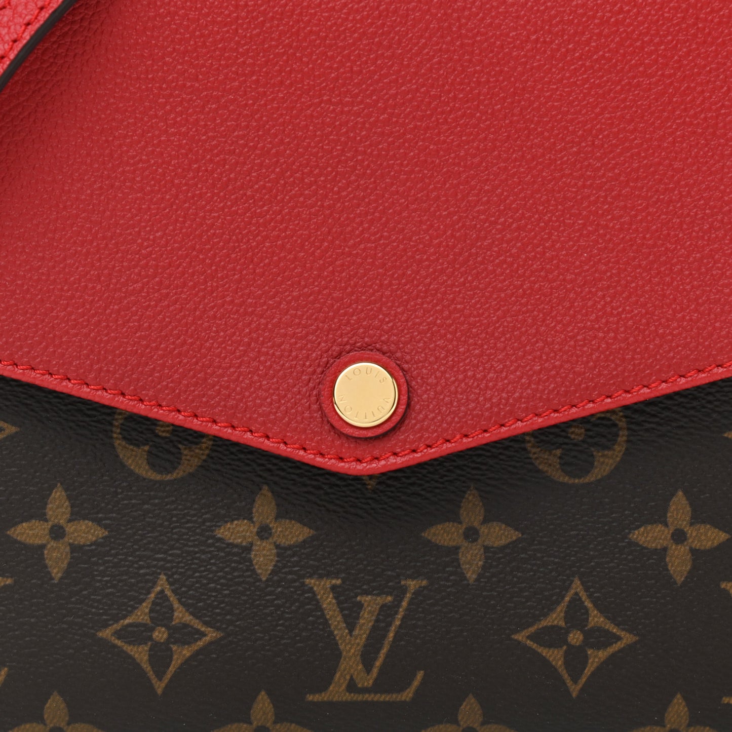 Monogram Twice Pochette Cherry