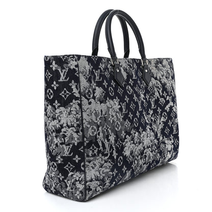 Louis Vuitton Monogram Tapestry Grand Sac Bleu 3 of 10