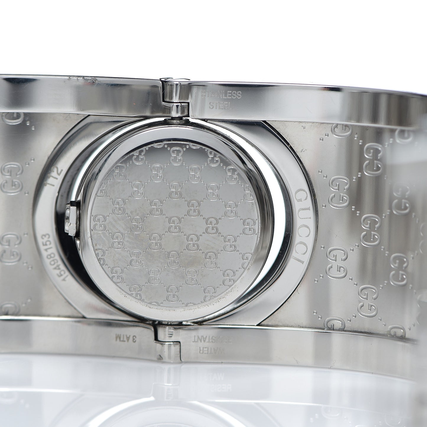 Stainless Steel Canvas Mother of Pearl 33mm Twirl Monogram Quartz Watch