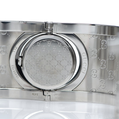 Gucci Stainless Steel Canvas Mother of Pearl 33mm Twirl Monogram Quartz Watch 4 of 4