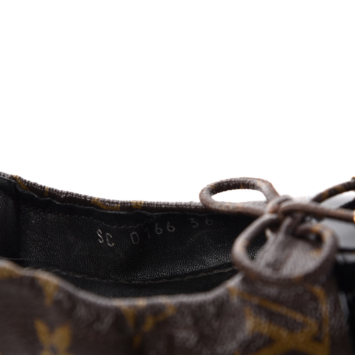 Louis Vuitton Monogram Flirty Ballerina Flats 36 Black 9 of 10