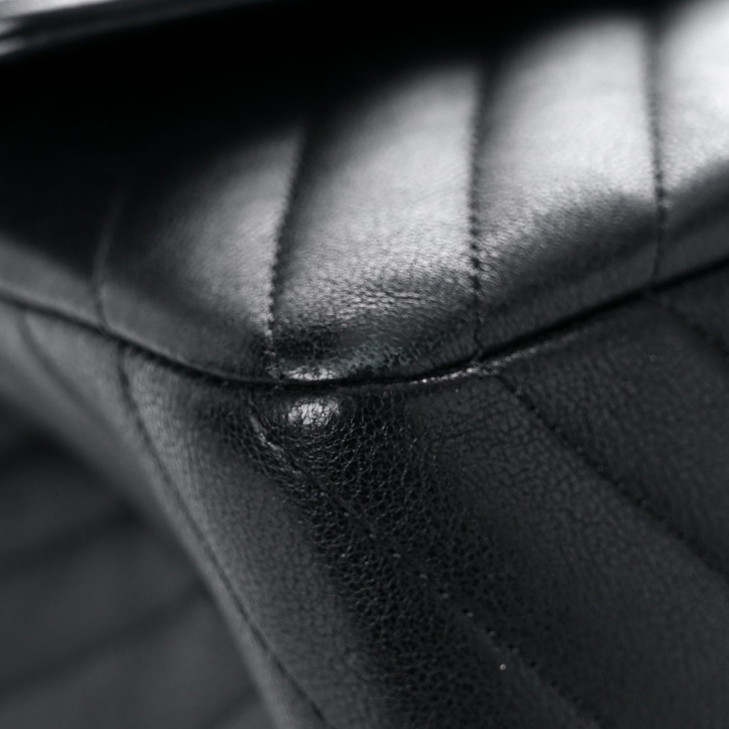 Sheepskin Chevron Quilted 2.55 Reissue 226 Flap So Black