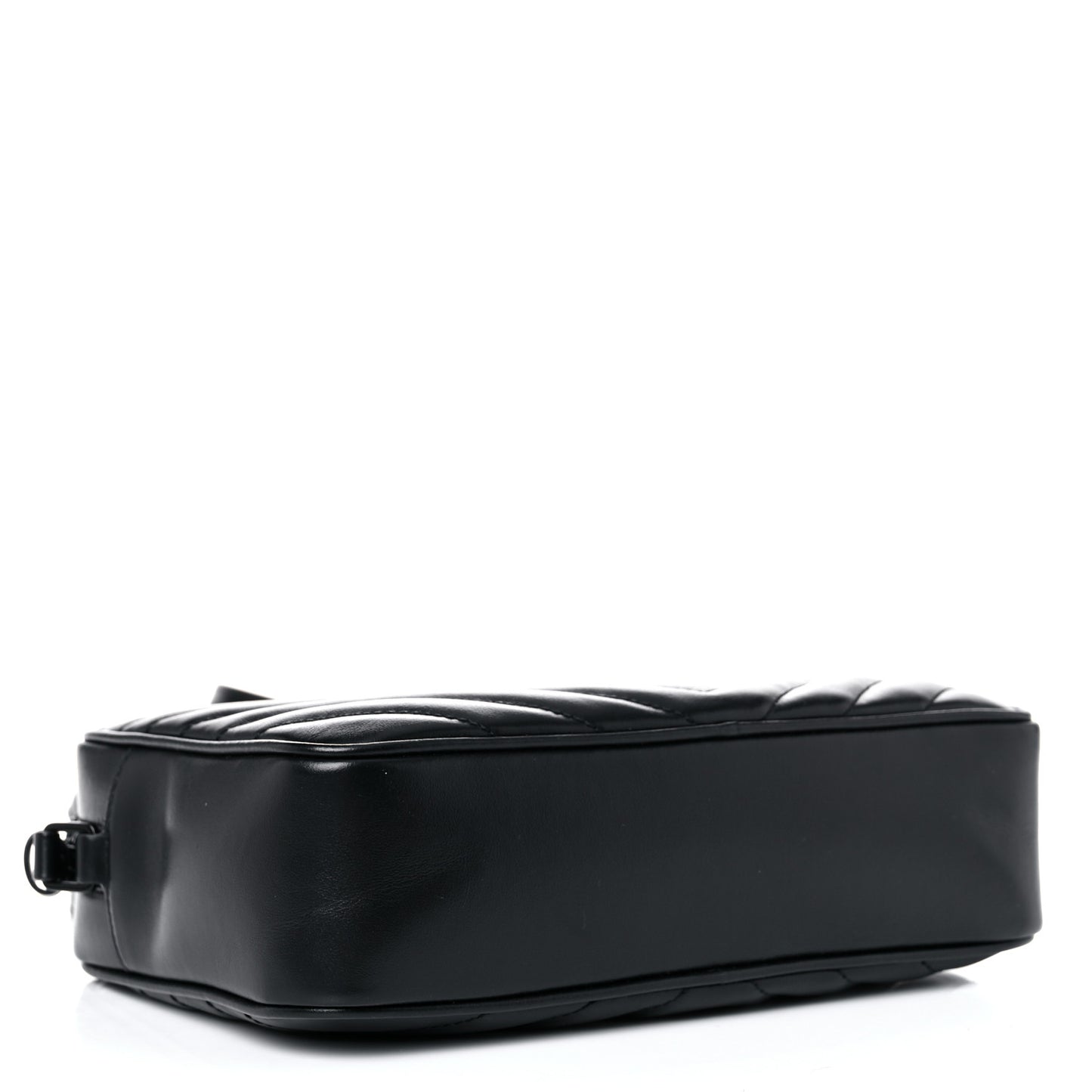 Calfskin Matelasse Monogram Lou Camera Bag Black