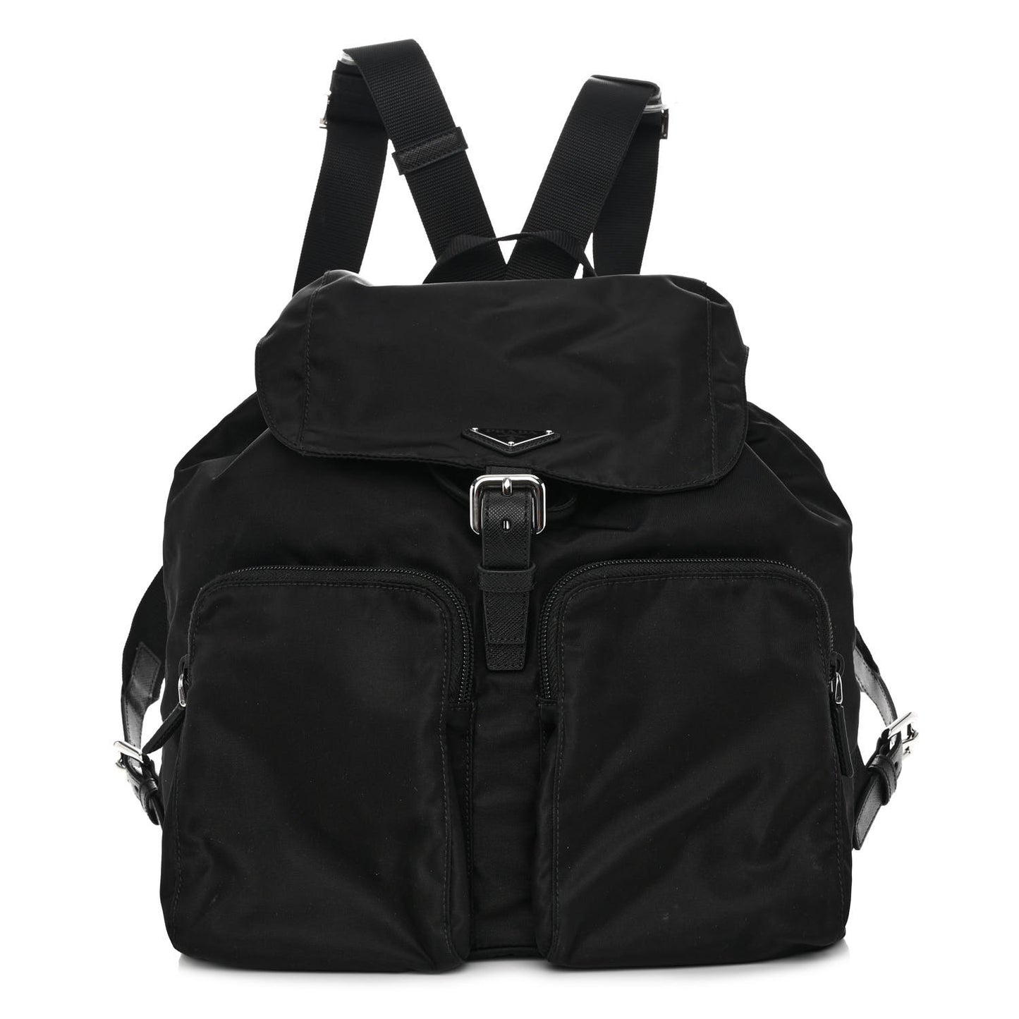 Nylon Vela Large Backpack Black