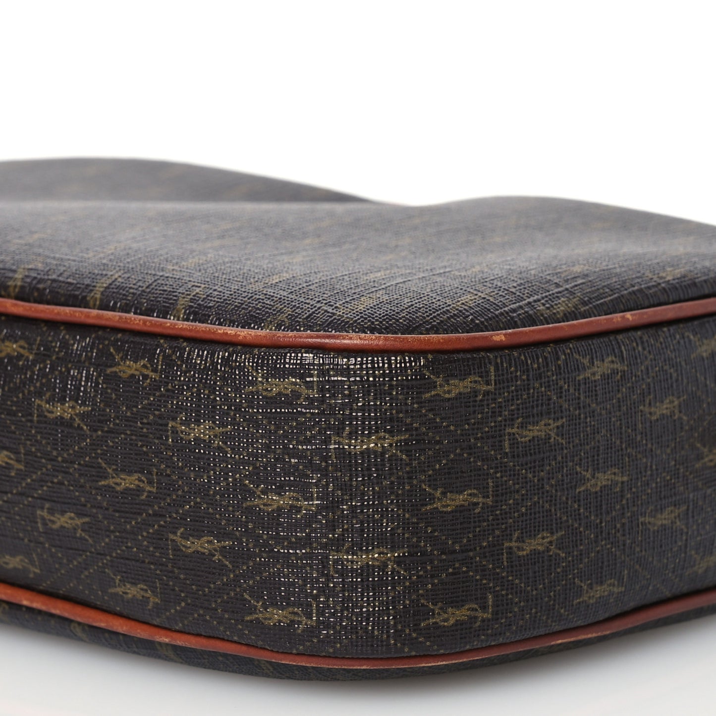 Canvas Smooth Calfskin Le Monogramme Small Camera Bag Chestnut