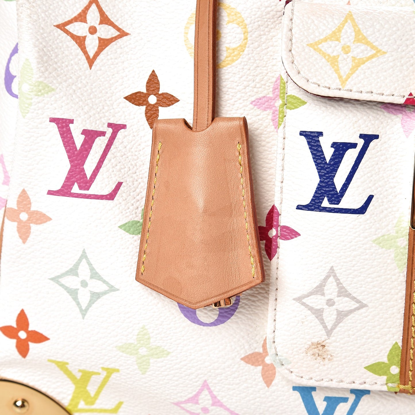 Monogram Multicolor Speedy 30 White