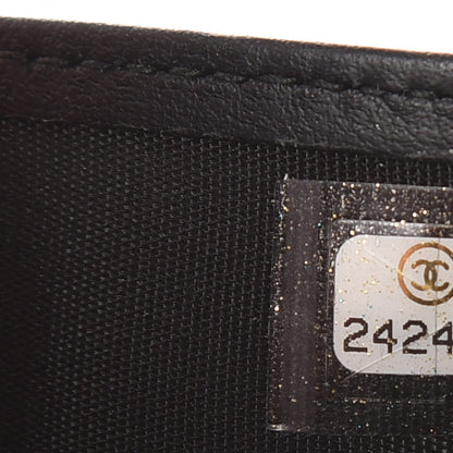 Chanel Caviar Quilted Compact Boy Wallet Black 8 of 9