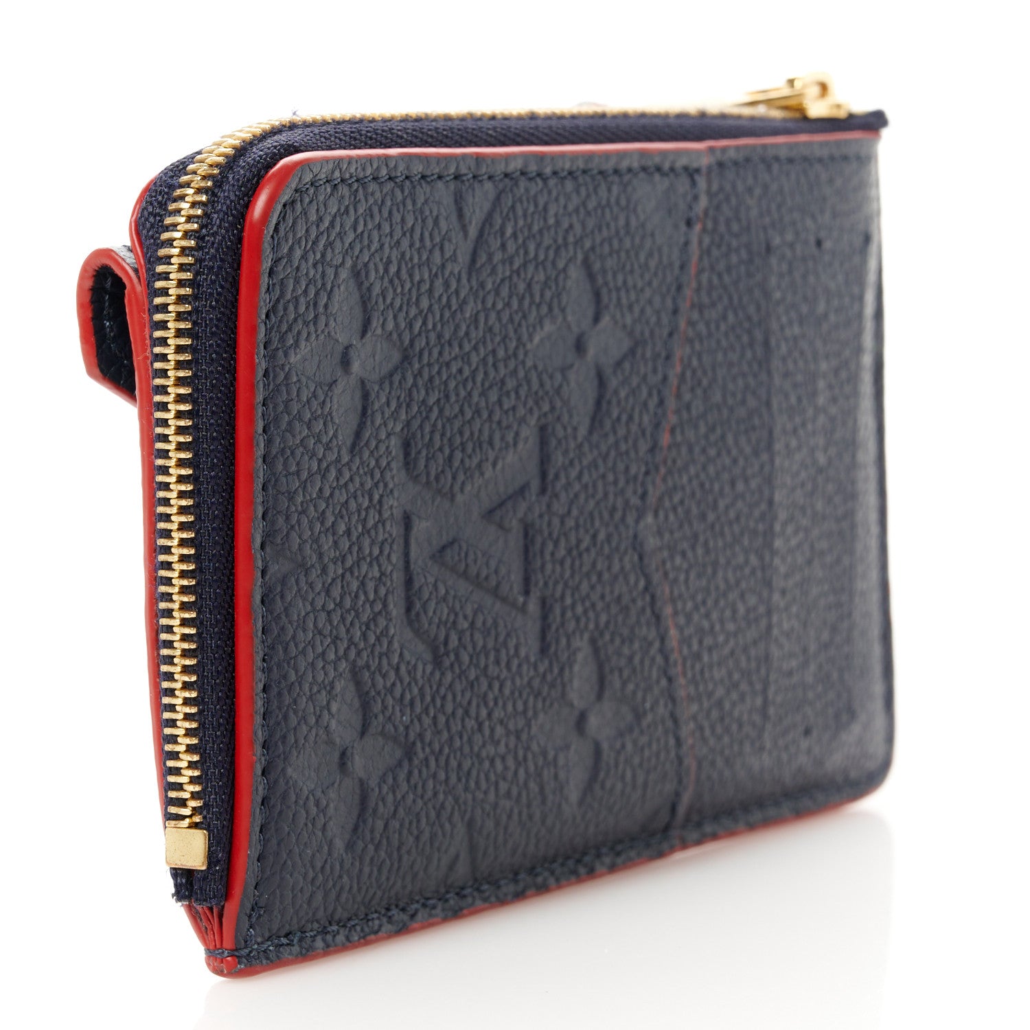 Louis Vuitton Empreinte Recto Verso Card Holder Marine Rouge 3 of 9