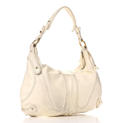Valentino Garavani Lambskin Catch Hobo White 3 of 26