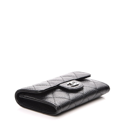 Chanel Caviar Quilted Flap Card Holder Black 4 of 8