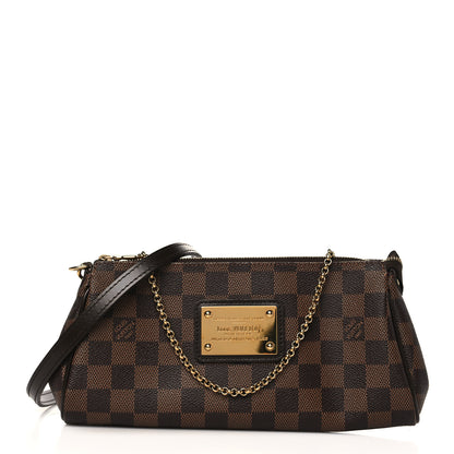 Louis Vuitton Damier Ebene Eva Clutch 1 of 8