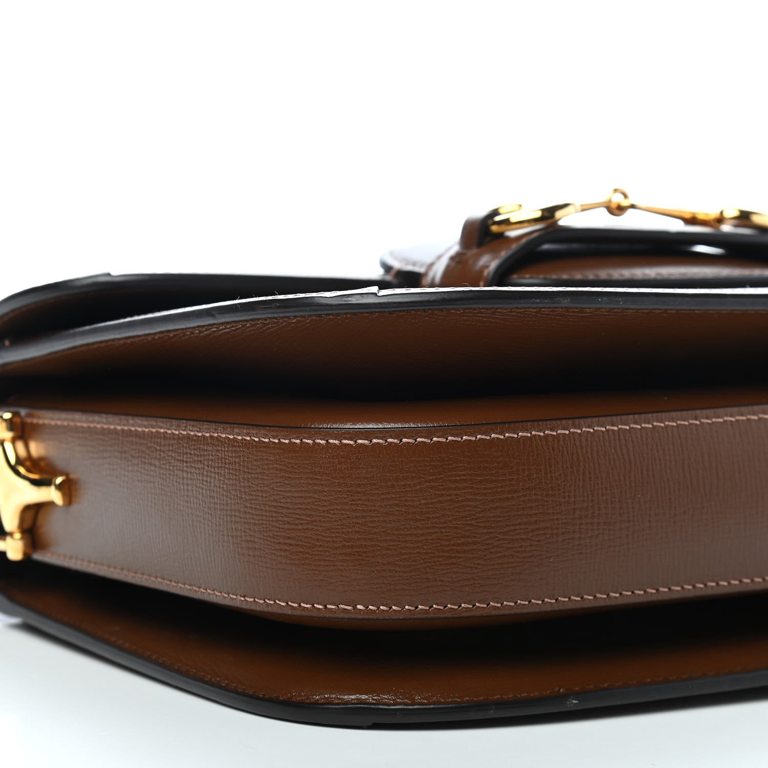 Gucci GG Supreme Monogram Horsebit 1955 Shoulder Bag Beige Brown Sugar 8 of 9
