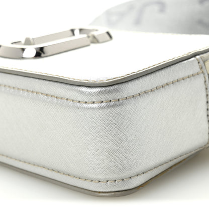 Marc Jacobs Metallic Saffiano Small Snapshot Camera Bag Silver 11 of 12