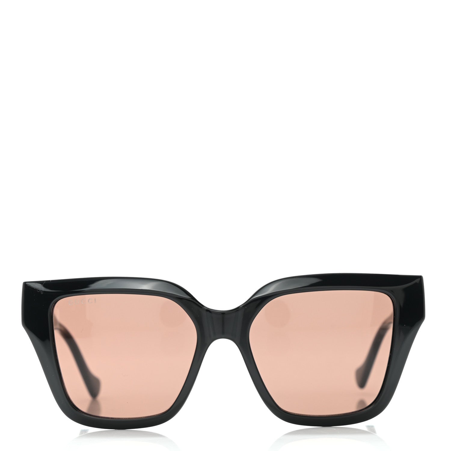 Gucci Acetate Square Frame Chain Sunglasses GG1023S Black 2 of 8
