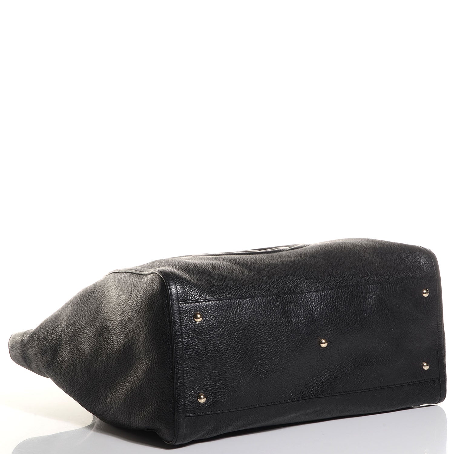 Gucci Pebbled Calfskin Large Soho Shoulder Bag Black 4 of 9