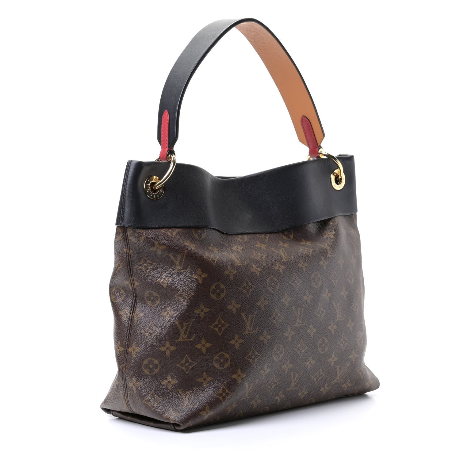 Louis Vuitton Monogram Tuileries Hobo Black 2 of 6