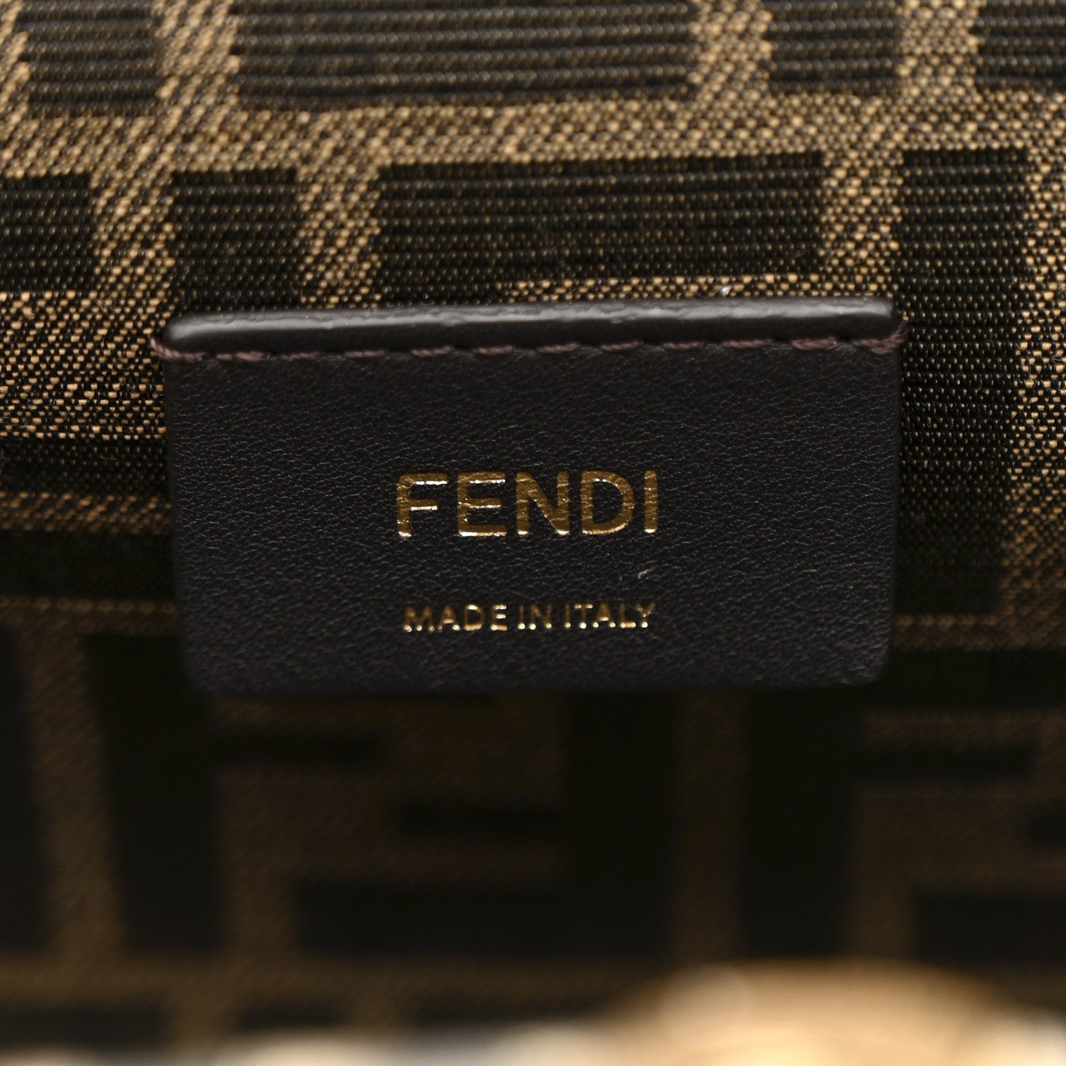 Fendi Shiny Nappa Small Fendi First Black 6 of 10