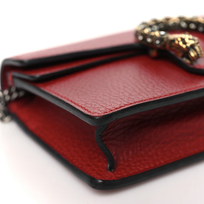 Gucci Calfskin Super Mini Dionysus Shoulder Bag Hibiscus Red 8 of 9