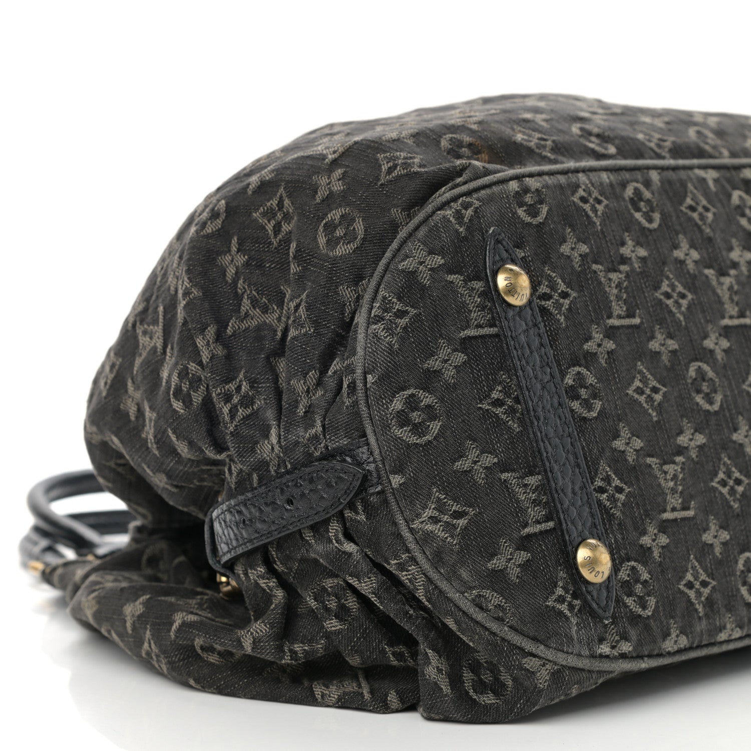 Louis Vuitton Denim Mahina XL Black 8 of 18