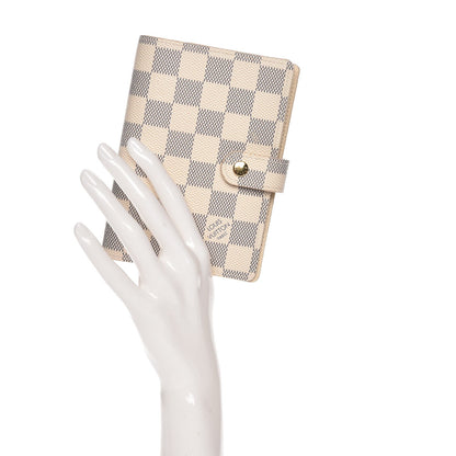 Louis Vuitton Damier Azur Small Ring Agenda Cover 2 of 6