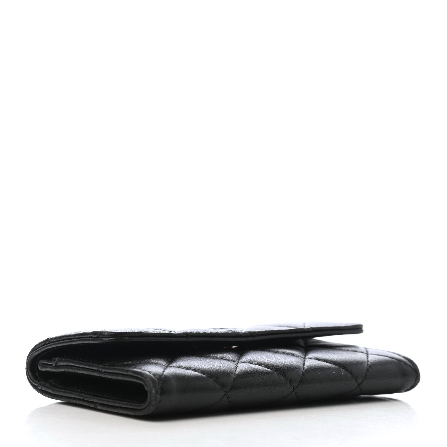 Chanel Lambskin Quilted Flap Card Holder Black 4 of 8