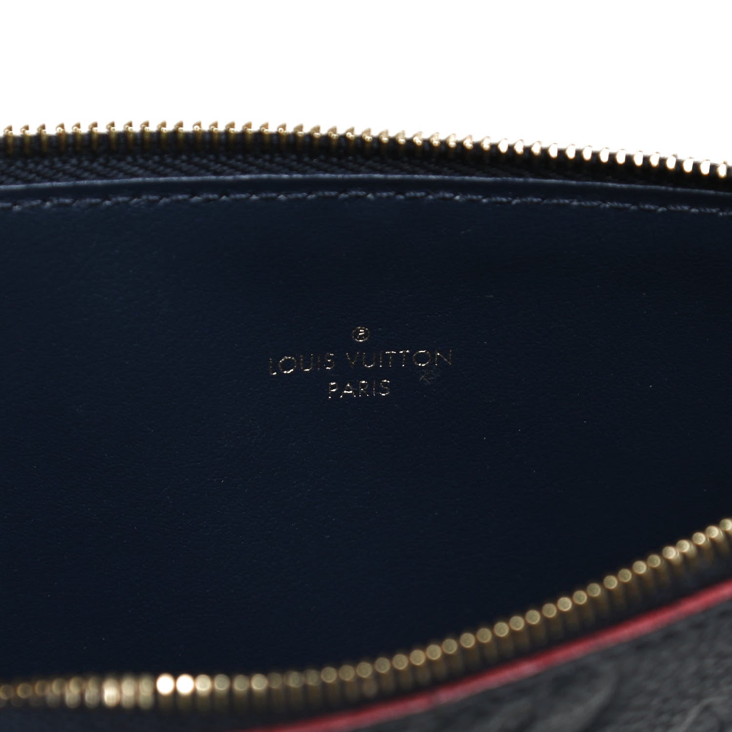 Louis Vuitton Empreinte Pochette Felicie Chain Wallet Marine Rouge 13 of 15