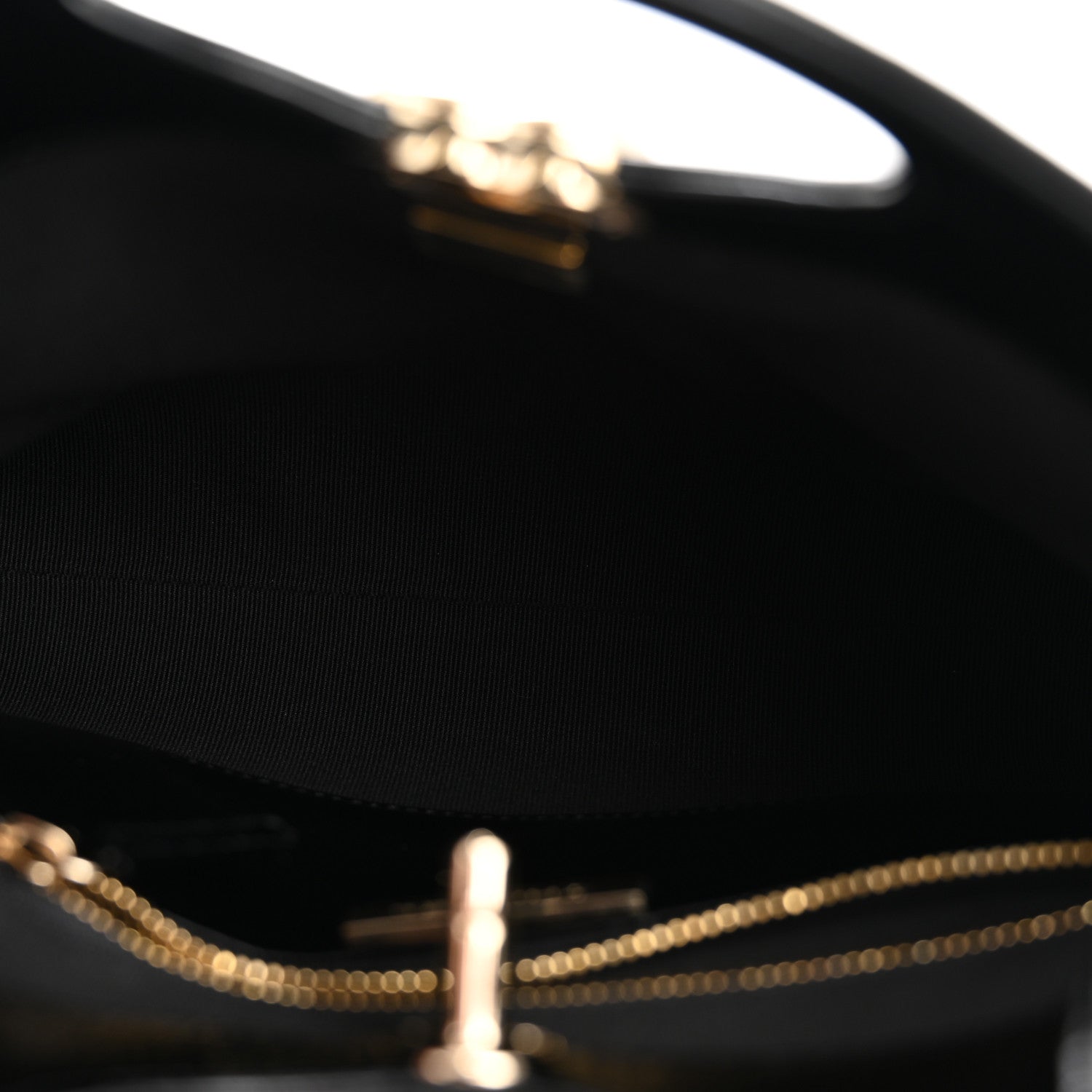 Chanel Shiny Crumpled Calfskin Quilted Mini 31 Shopping Bag Black 5 of 11