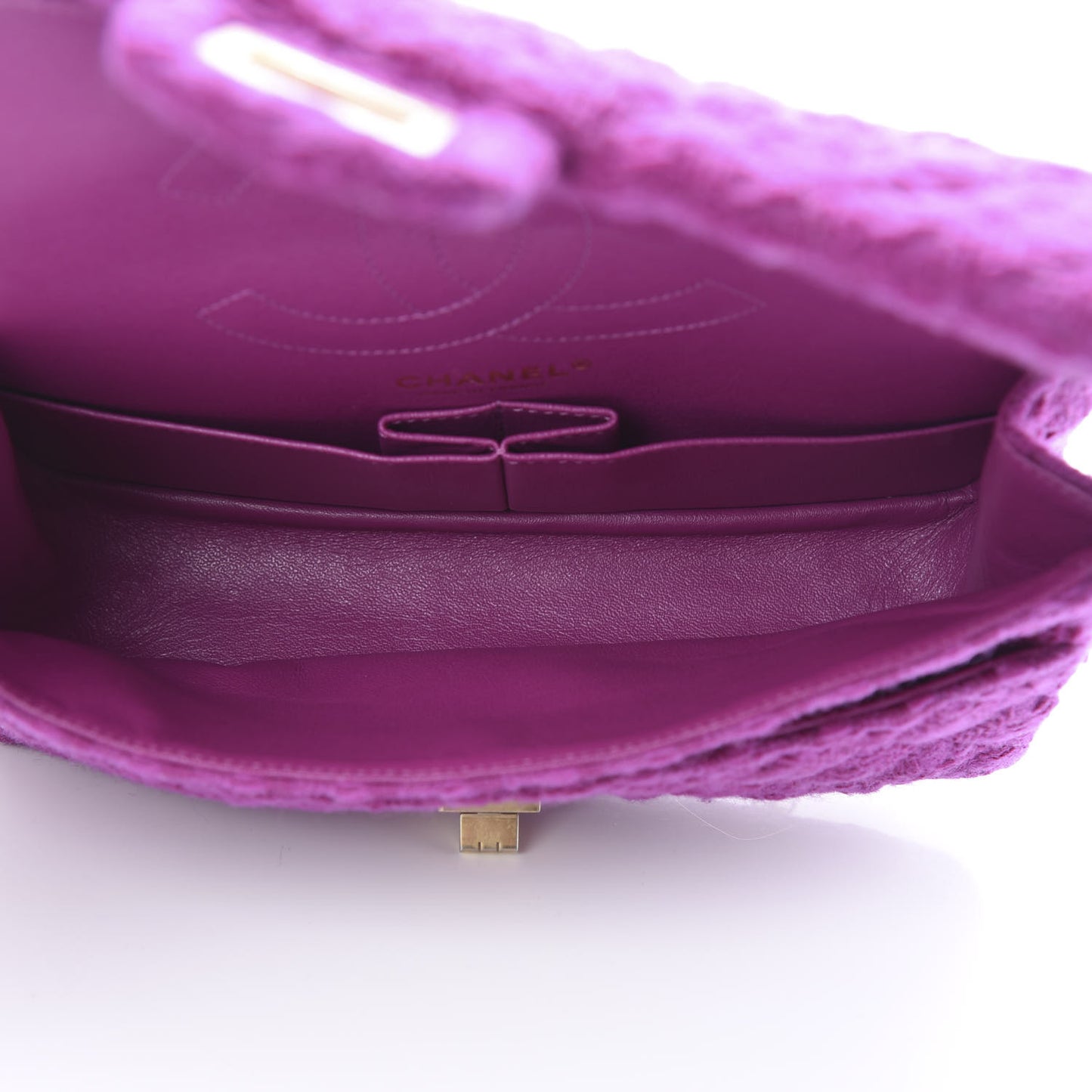 Tweed Quilted 2.55 Reissue 225 Flap Magenta