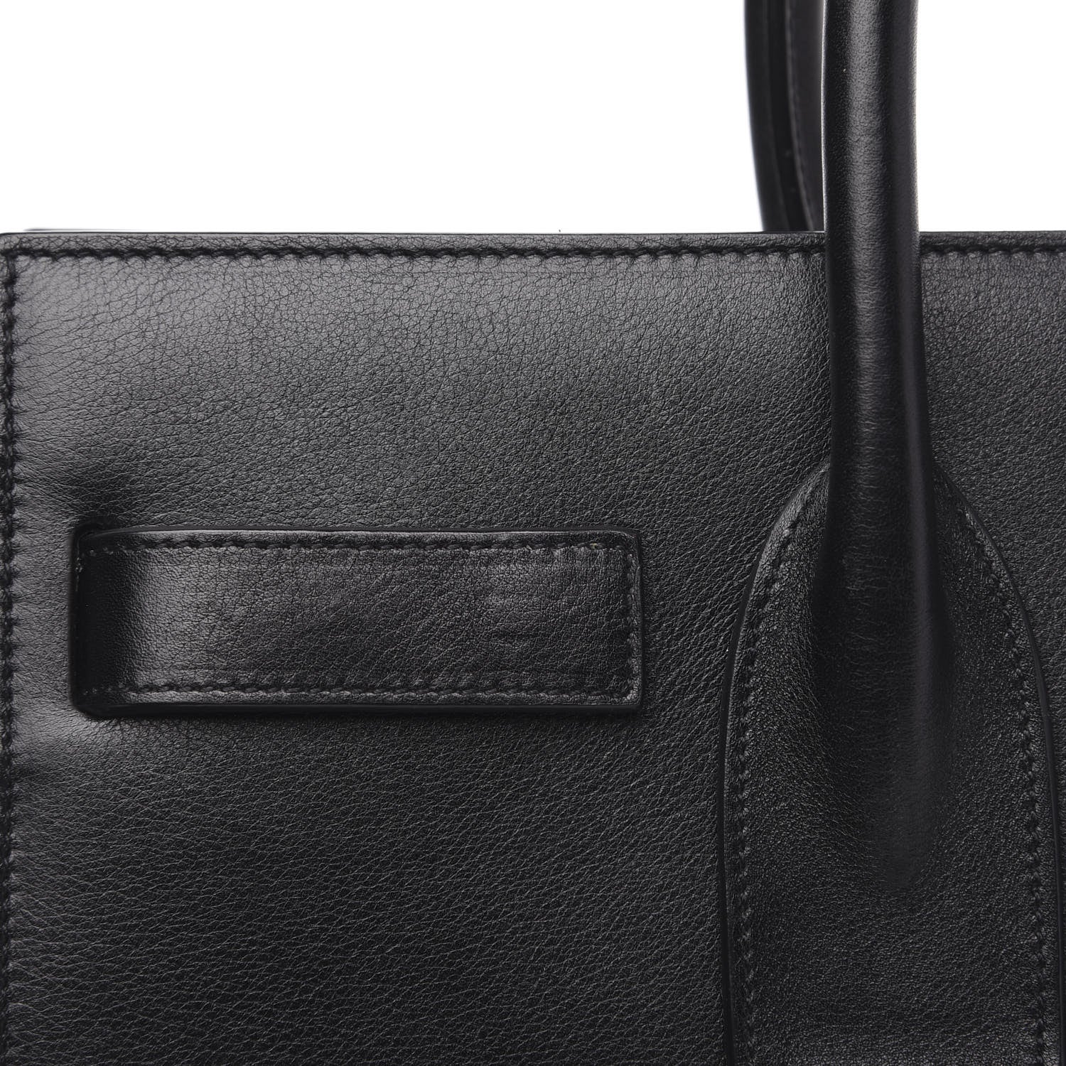 Saint Laurent Calfskin Small Sac De Jour Black 9 of 13