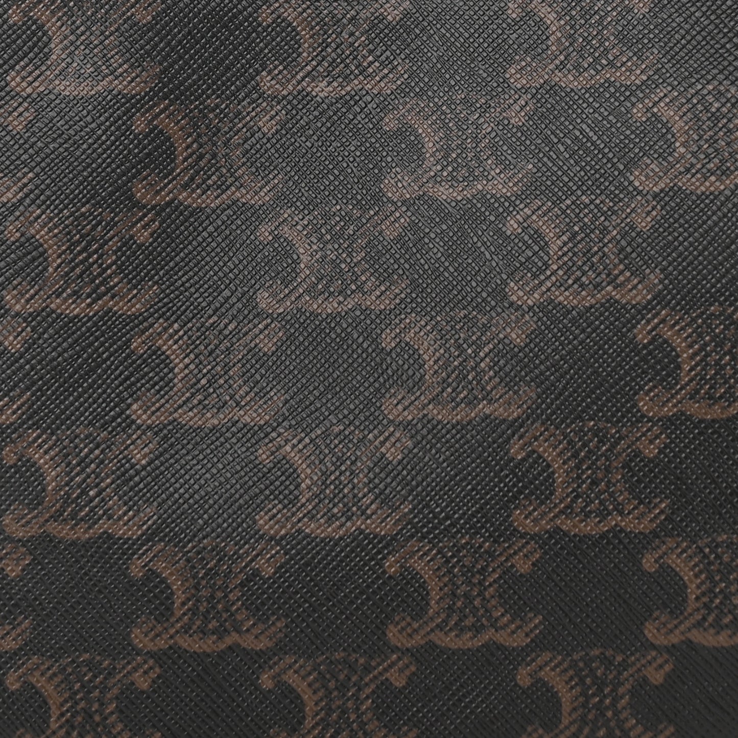 Triomphe Canvas Calfskin Ava Shoulder Bag Tan