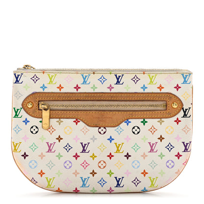 Louis Vuitton Monogram Multicolor Pochette Plate GM White 1 of 7