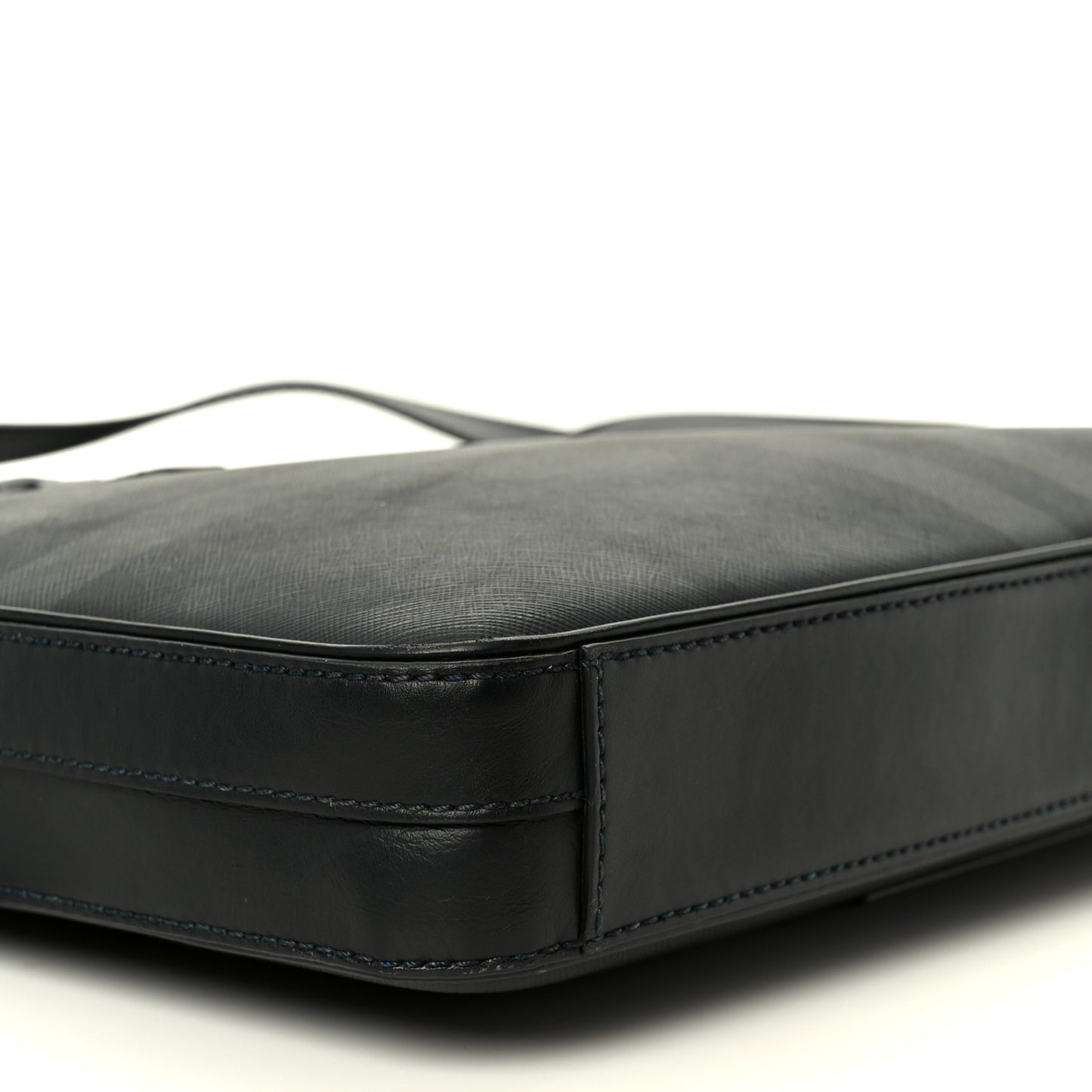 London Check Ainsworth Briefcase Dark Charcoal