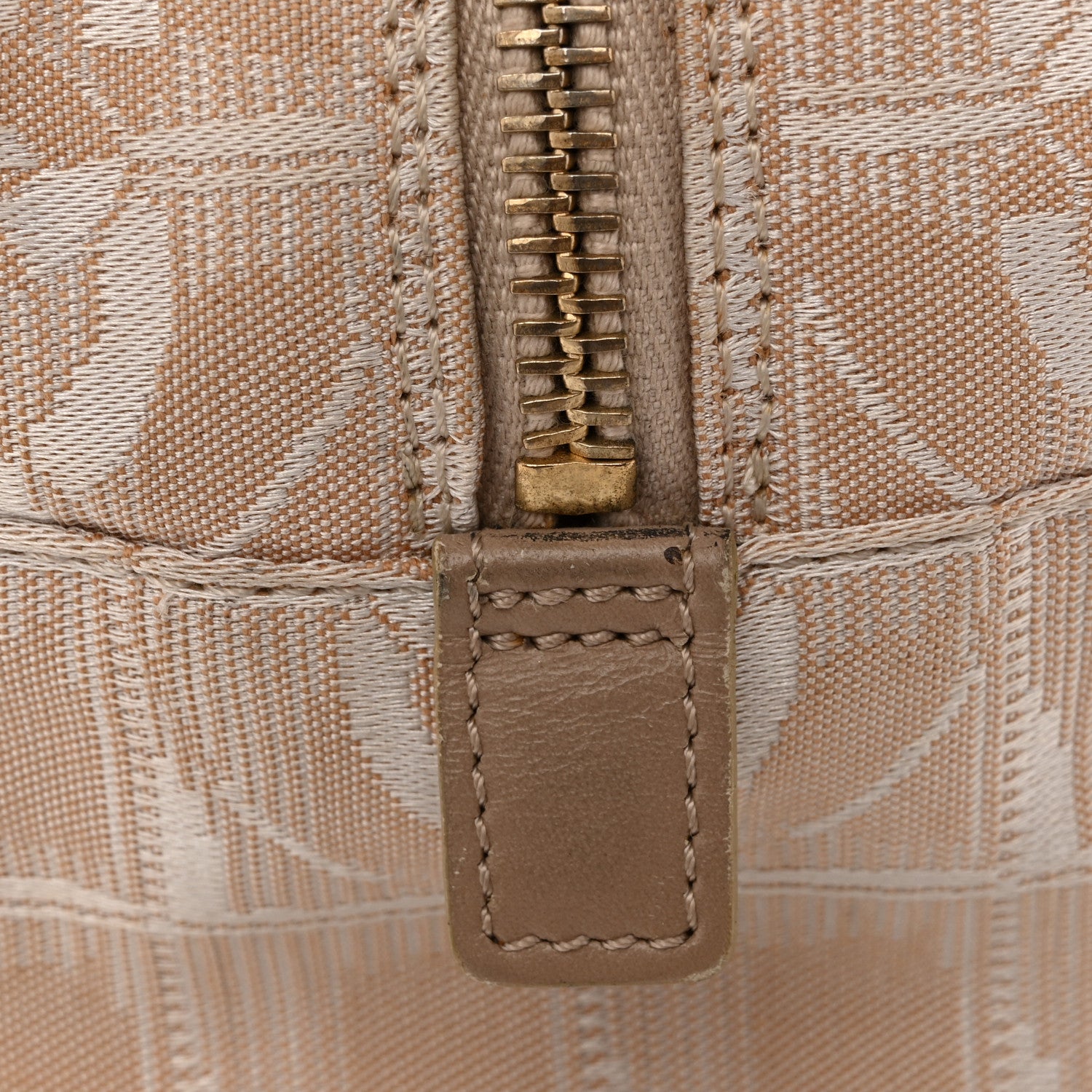 Chanel Nylon Travel Bowler Beige 15 of 17