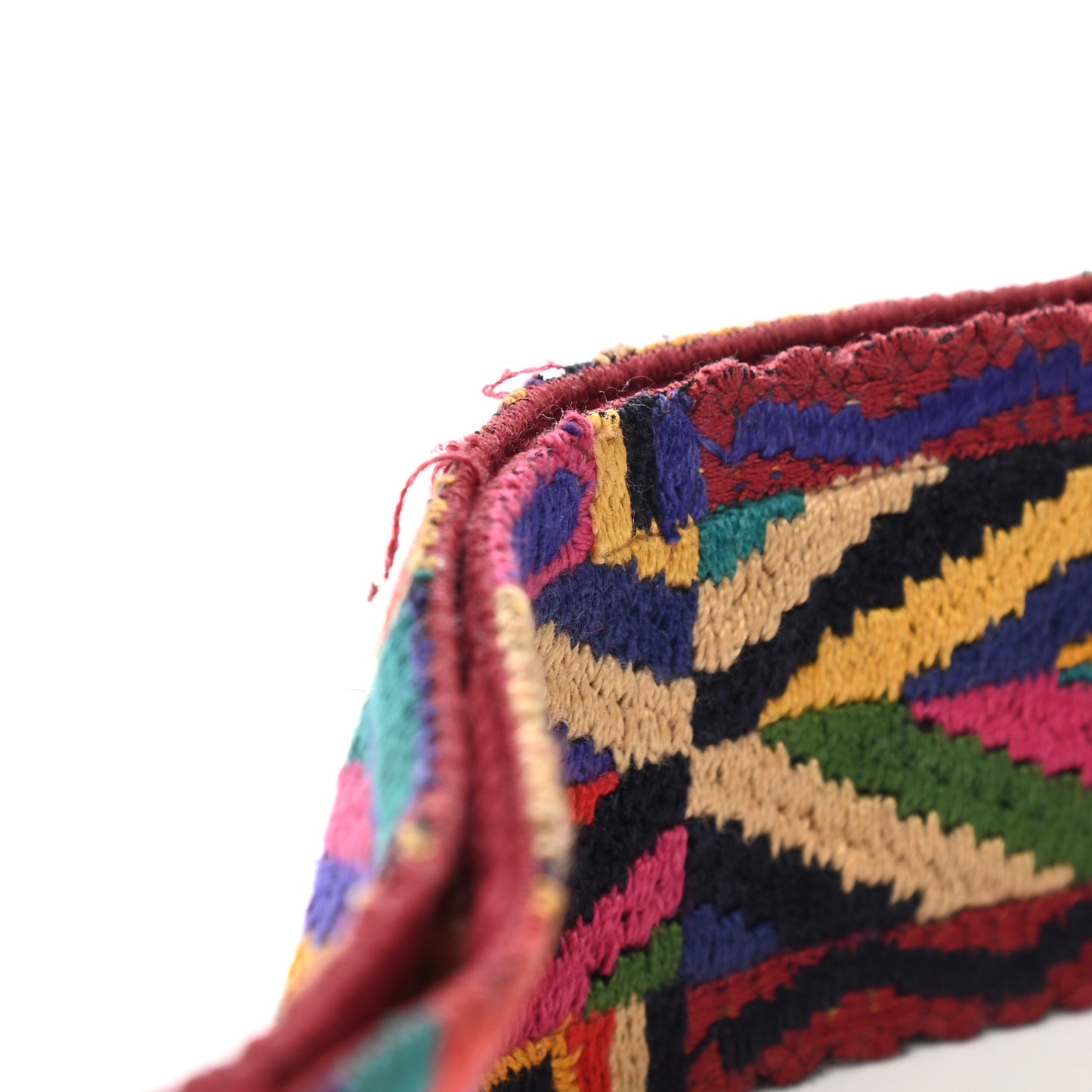 Canvas Native Couture 1975 Embroidered Rockstud Guitar Strap Multicolor