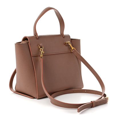 Celine Grained Calfskin Nano Belt Bag Antique Rose 3 of 12