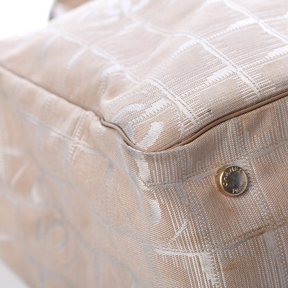 Chanel Nylon Medium Travel Tote Beige 8 of 15