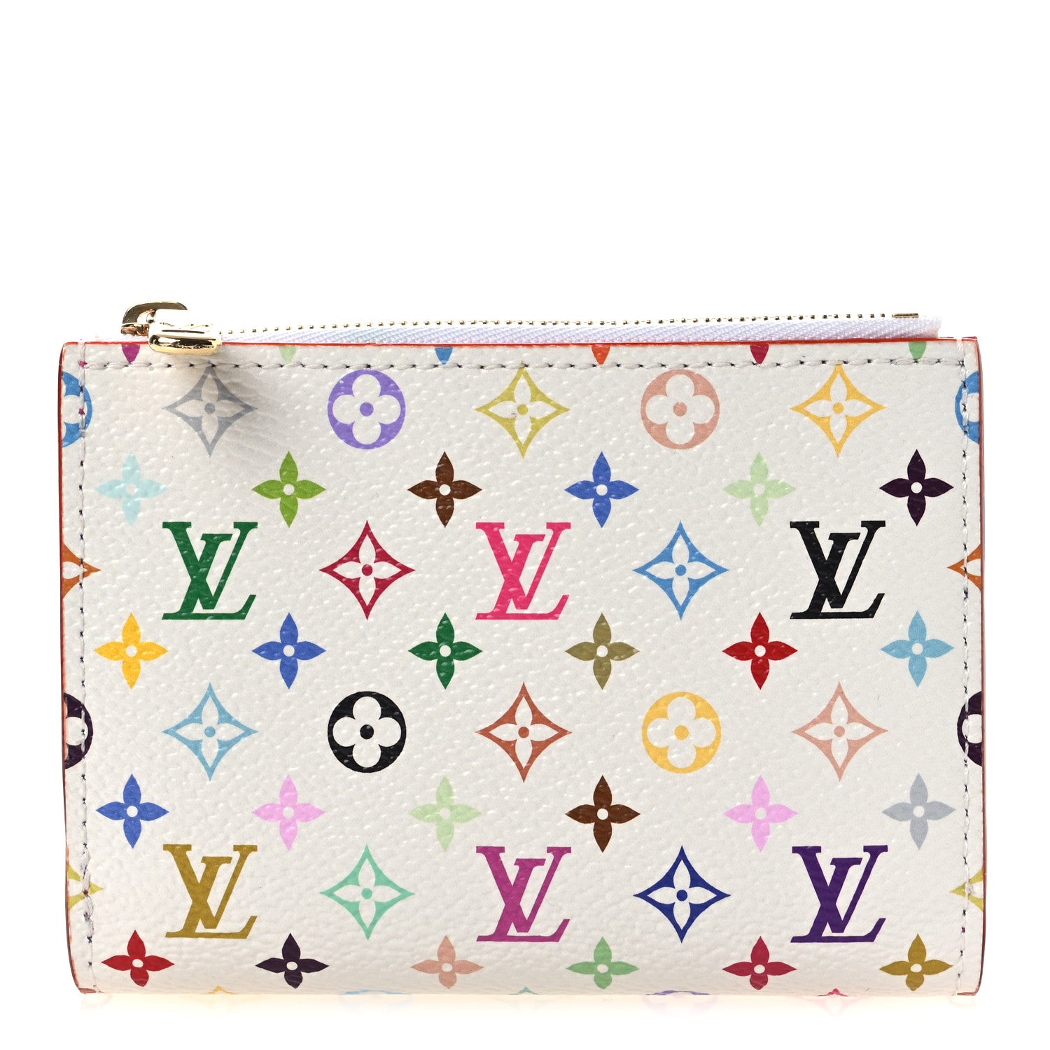 Louis Vuitton LV X TM Monogram Multicolor Lisa Wallet White 1 of 7