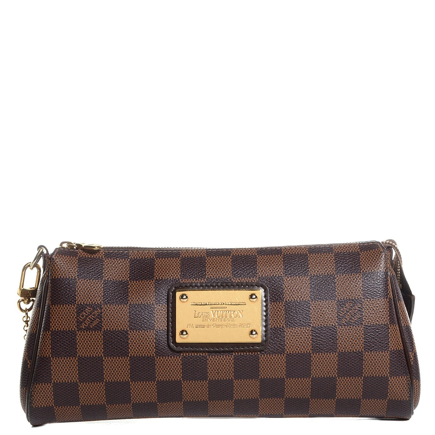 Louis Vuitton Damier Ebene Eva Clutch 1 of 7