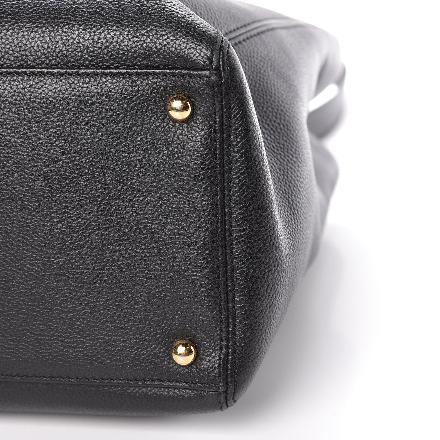 Chanel Calfskin Cerf Executive Shopper Tote Black 9 of 11