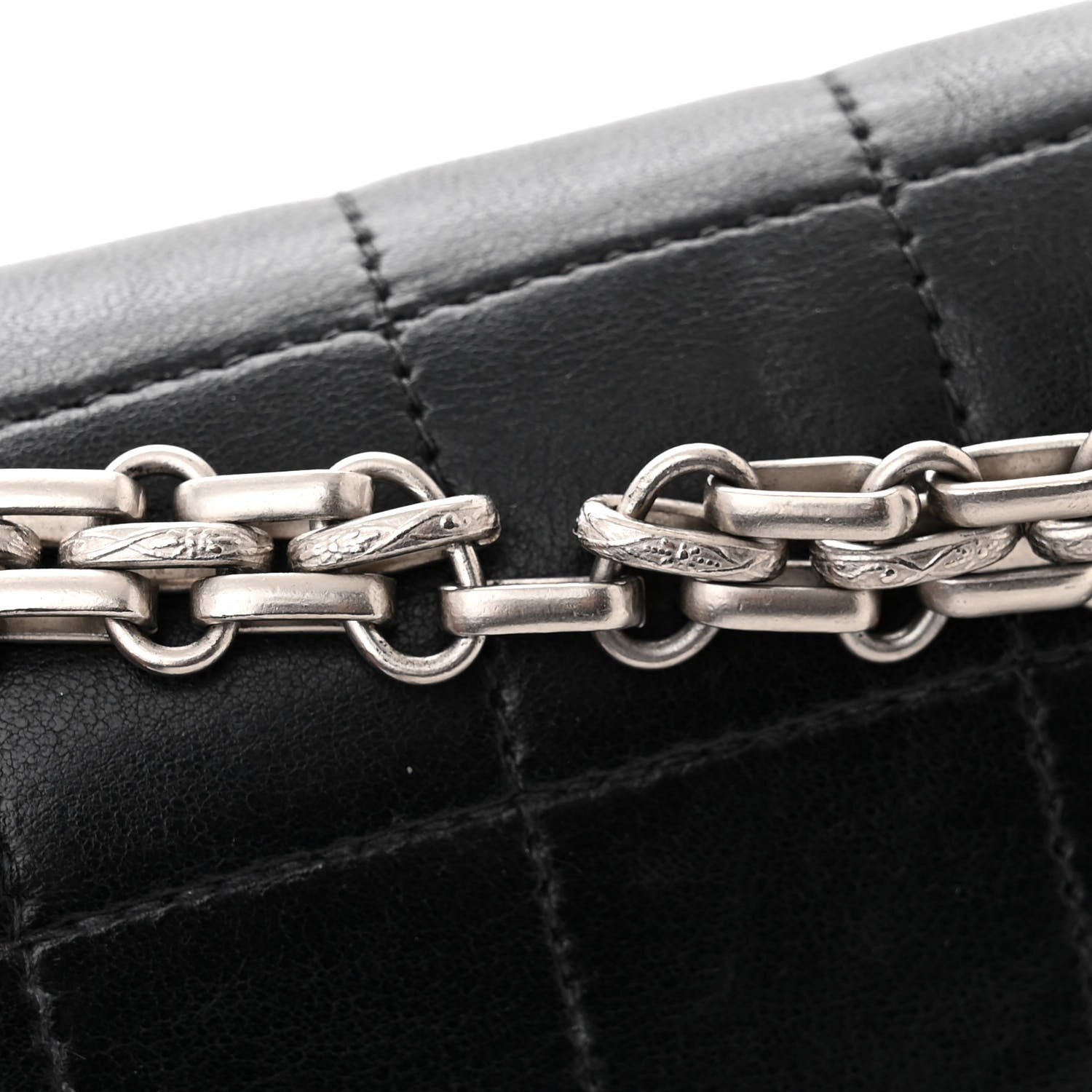 Chanel Lambskin Chocolate Bar Mademoiselle Flap Black 13 of 14