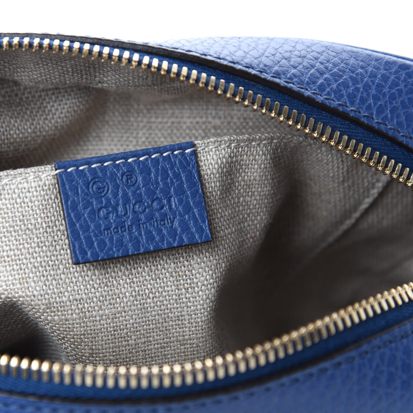 Monogram Dollar Calfskin Mini Bree Messenger Bag Beige Ebony Caspian