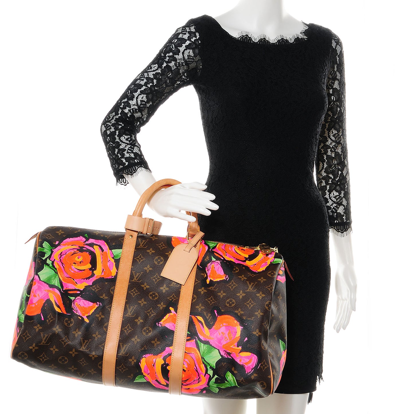 Monogram Roses Keepall 50